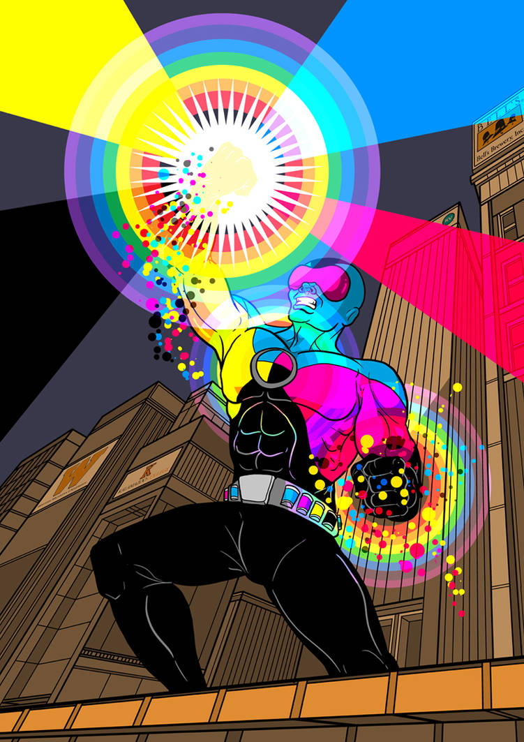 Full Blown Color COLOR COMMANDER Action Shot 3 by PaulSizer on DeviantArt