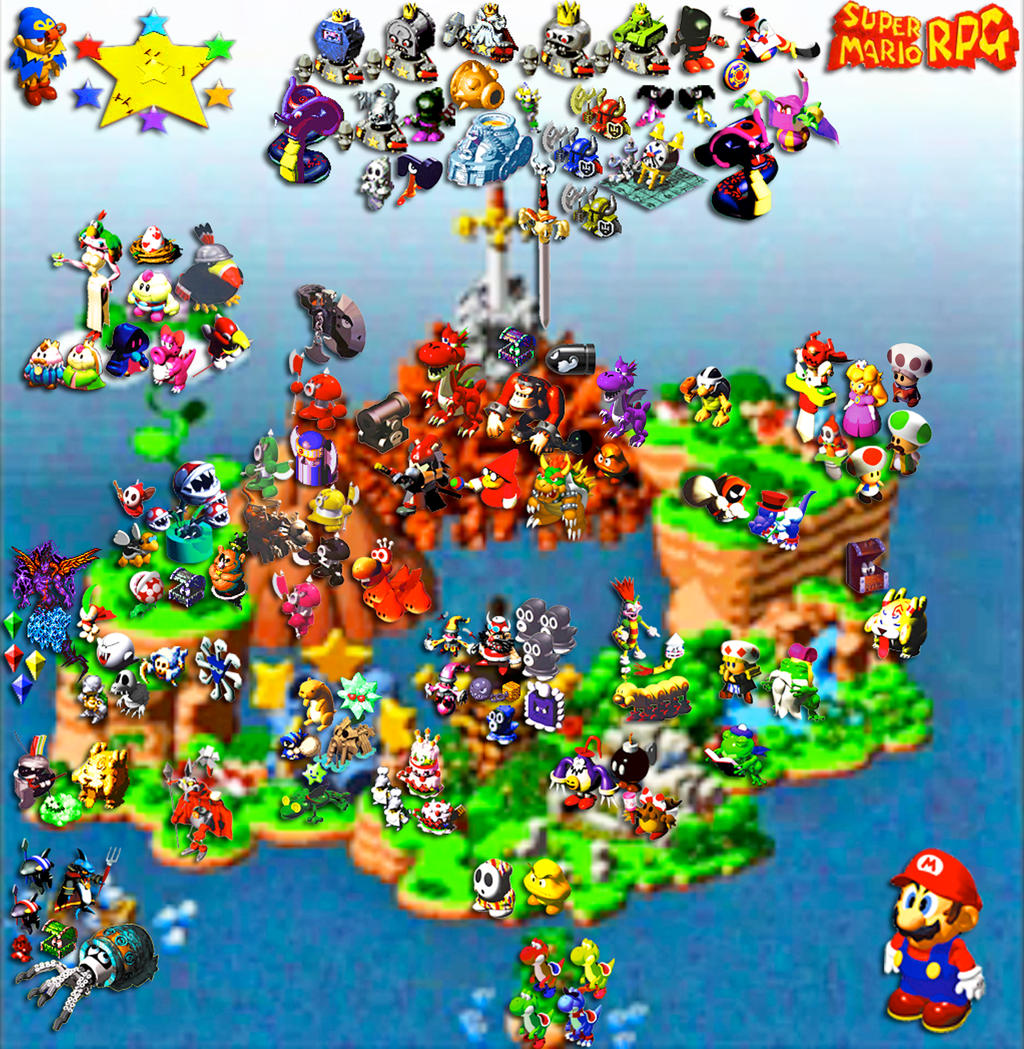 Mario Rpg Map By Silverbuller On Deviantart Mario Rpg Map By Silverbuller On Deviantart