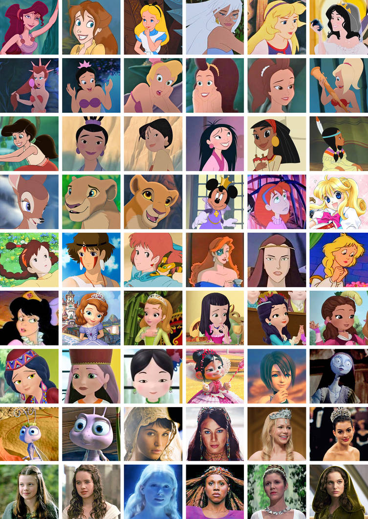 Forgotten Disney Princesses by SilverBuller on DeviantArt