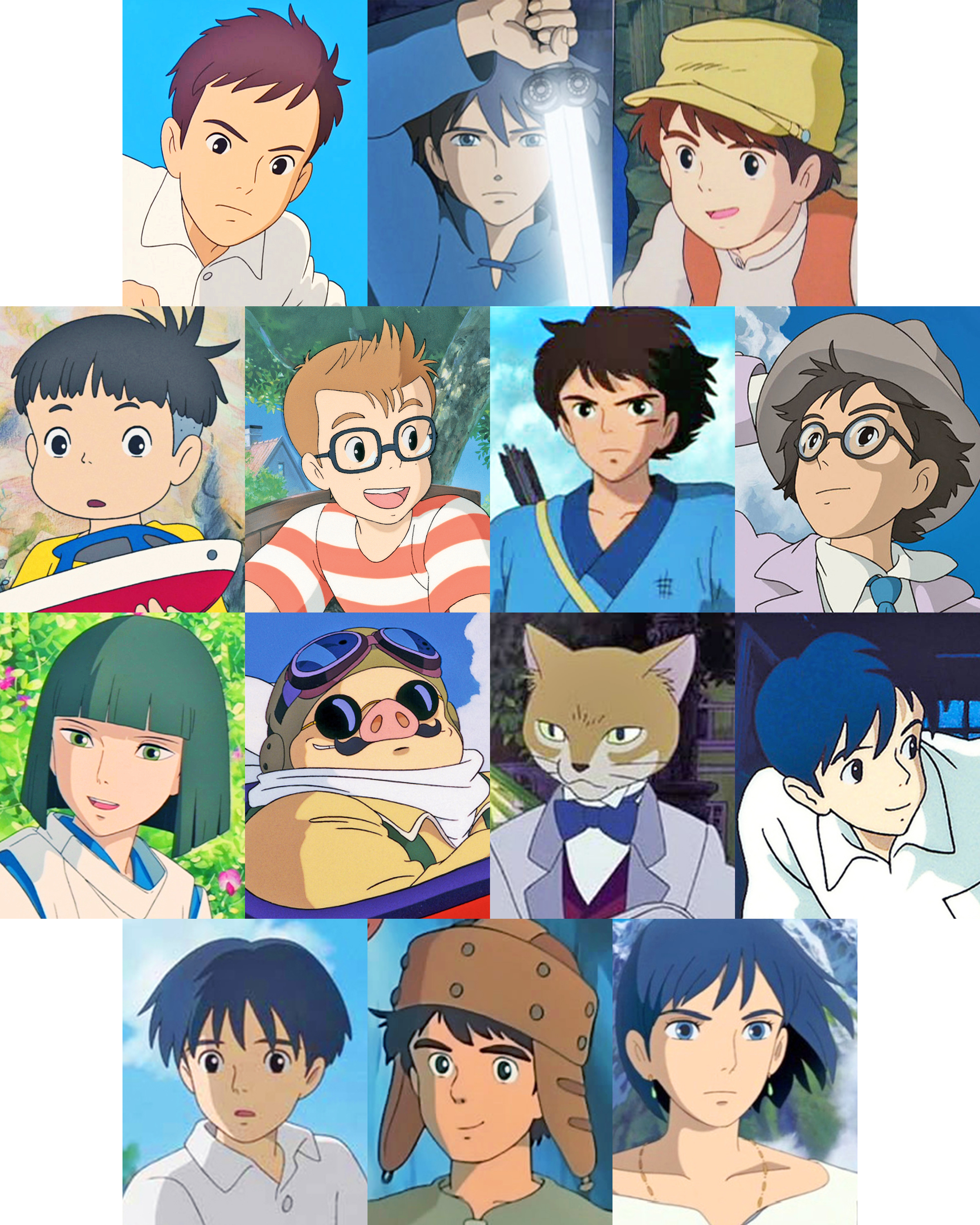 Studio Ghibli Boy Characters