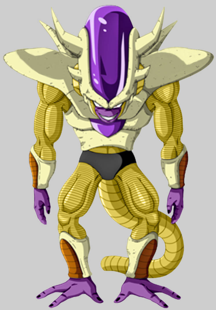 Golden Frieza 3rd Form by SilverBuller on DeviantArt