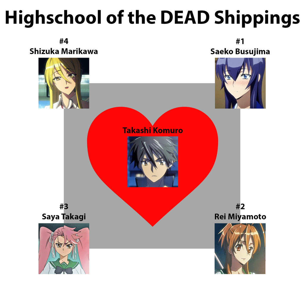 Highschool Of The Dead Shippings By Silverbuller On Deviantart Highschool Of The Dead Shippings By Silverbuller On Deviantart