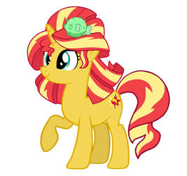 Sushi Hairstyle Sunset Shimmer - Pony Version
