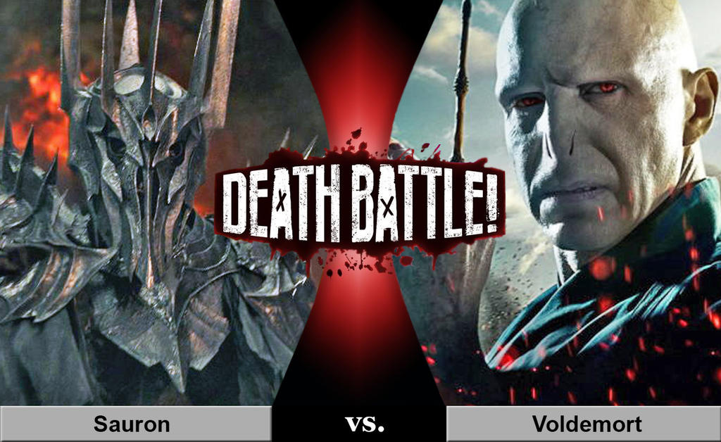 Sauron vs. Voldemort by artistgalaxy on DeviantArt