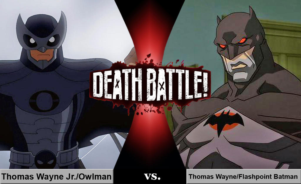 Death Battle: Owlman vs. Flashpoint Batman by SilverBuller on DeviantArt