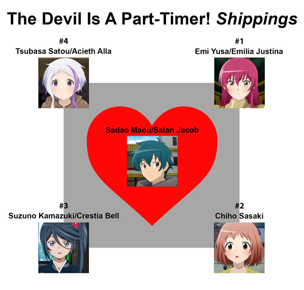 Various! The Devil Is a Part-Timer! Series x Female Sadao Maou! Oc