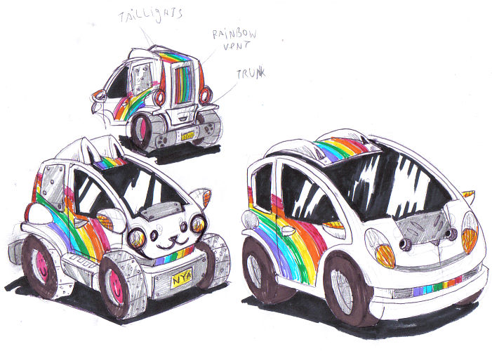 666 Cars Deviantart Nyan Car by Relentless666 on DeviantArt