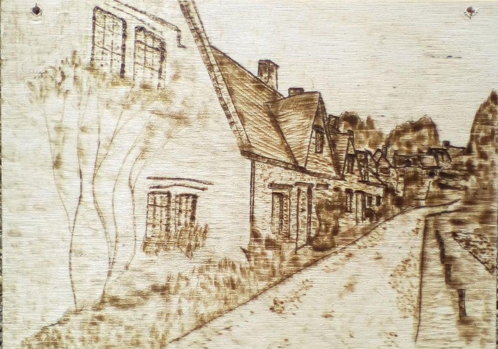 pyrography landscape by AlynneWebb on DeviantArt