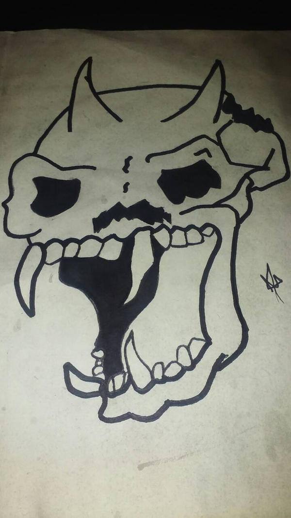 Demon Skeleton by Bella5232 on DeviantArt