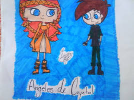 Angeles de crystal (dibujo)