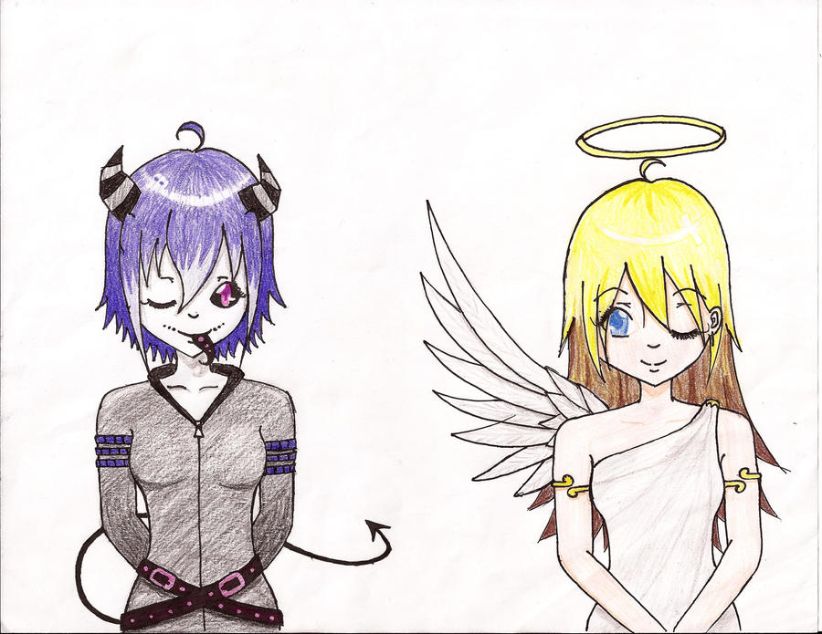 The Demon and the Angel by sadiesgrl726 on DeviantArt