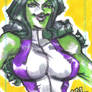 Personal Sketch Card SHE-HULK