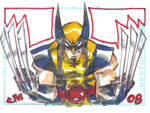 PersonalSketchCard WOLVERINE 2 by jasinmartin