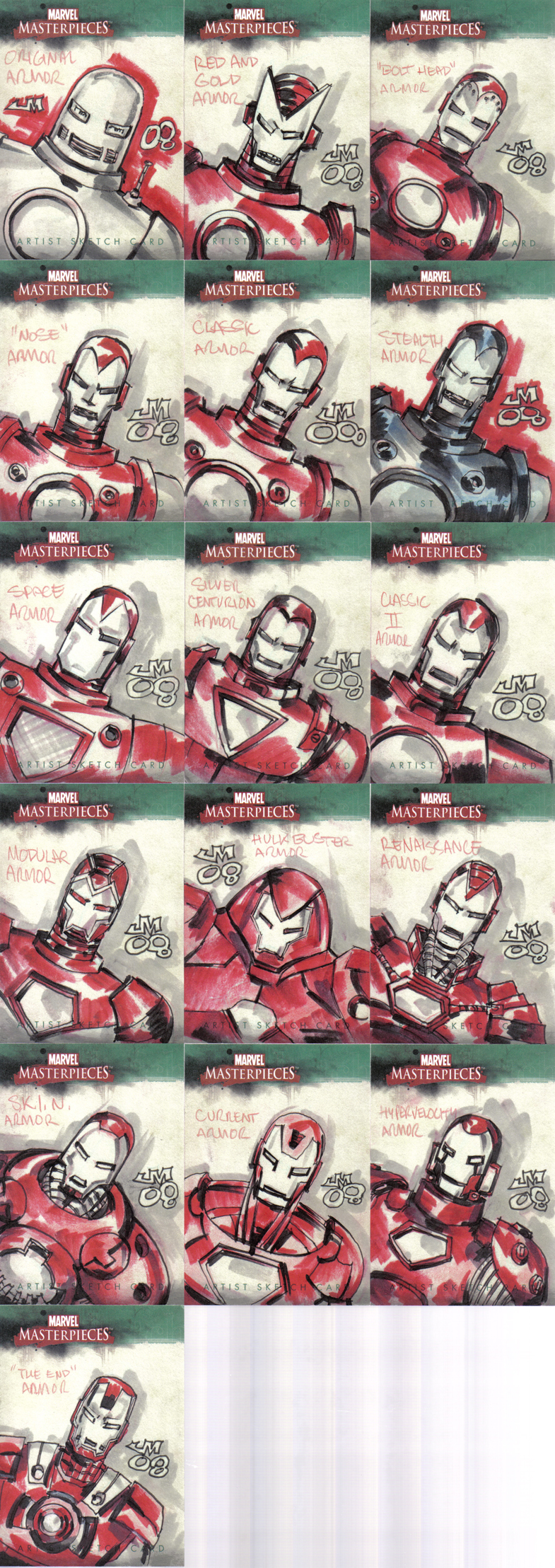 MM3 Iron Man and all his armor