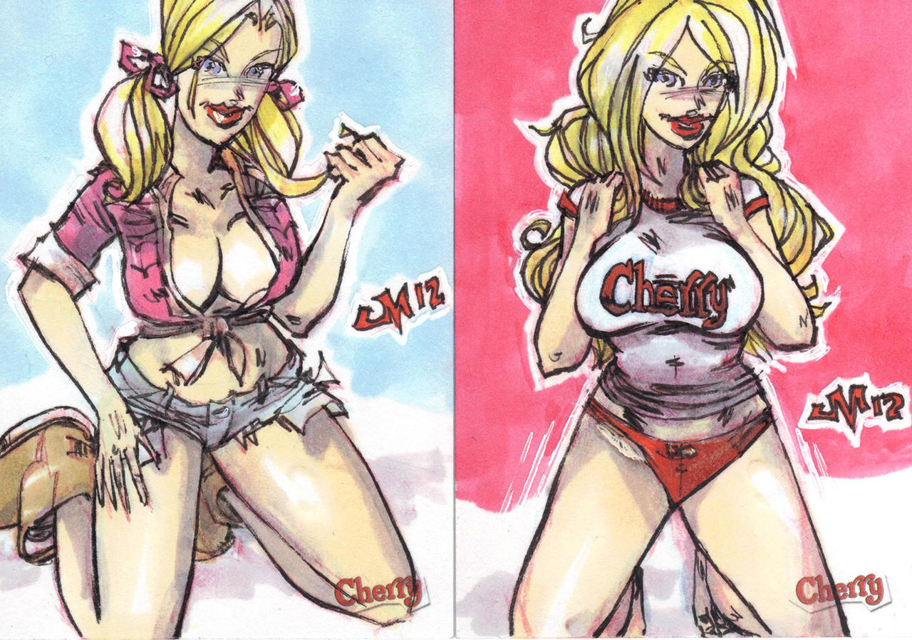 SKETCH CARDS Cherry AE's