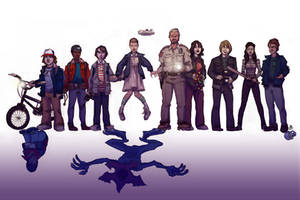 FAN ART: Stranger Things cast