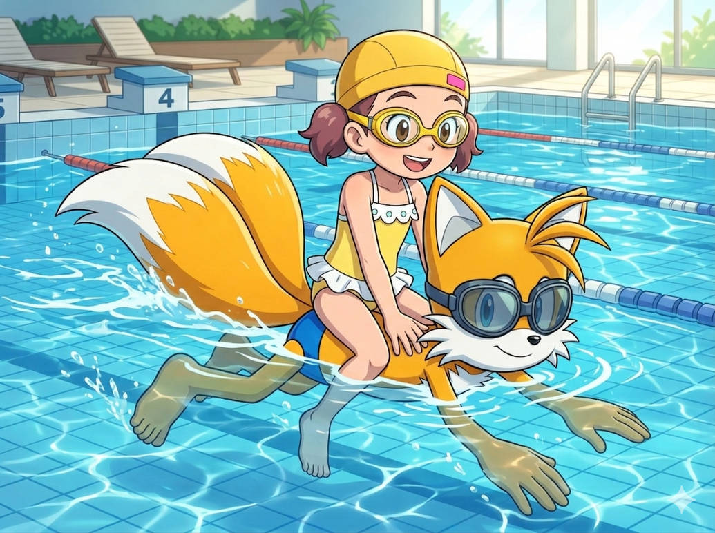 Tails Pool Tails and Jinny's Pool Ride 2 - Flow and Gemini by diimaster322 on ...