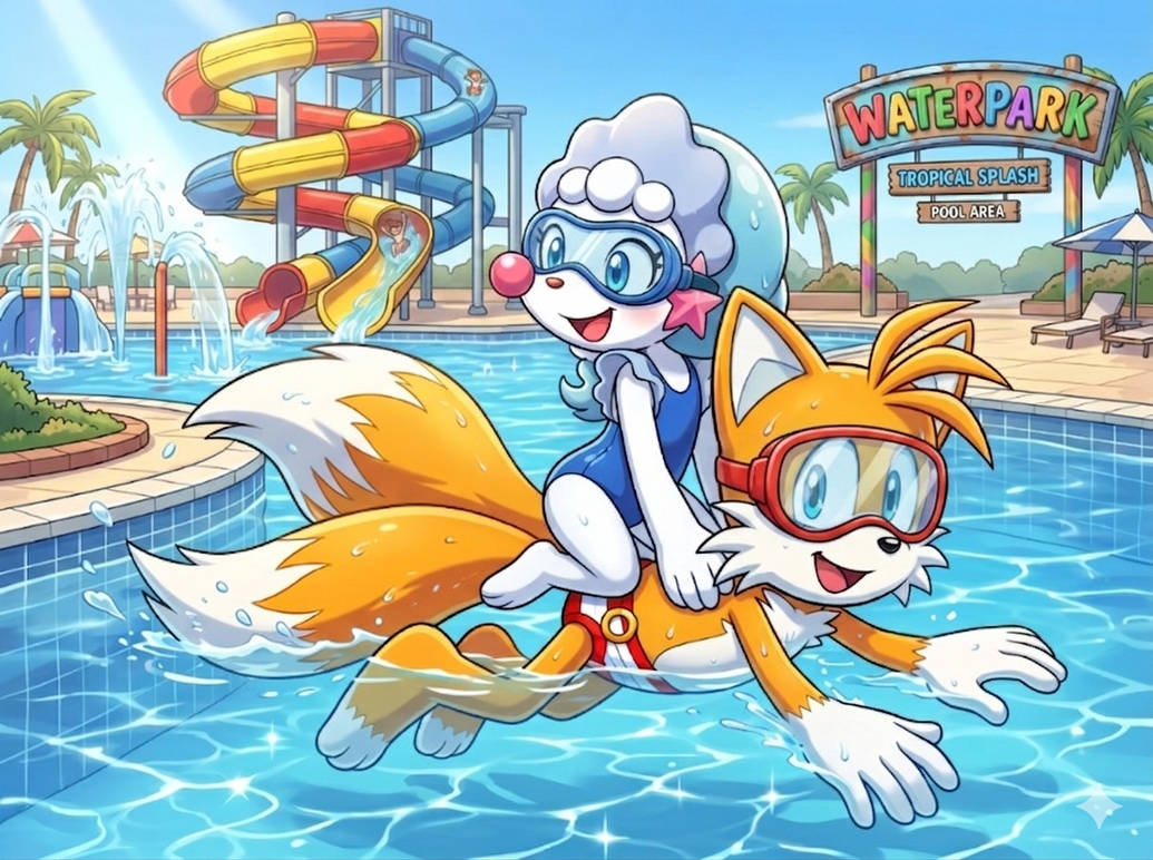 Tails Pool Prilly and Tails' Waterpark Pool Ride - Floiw by diimaster322 on DeviantArt