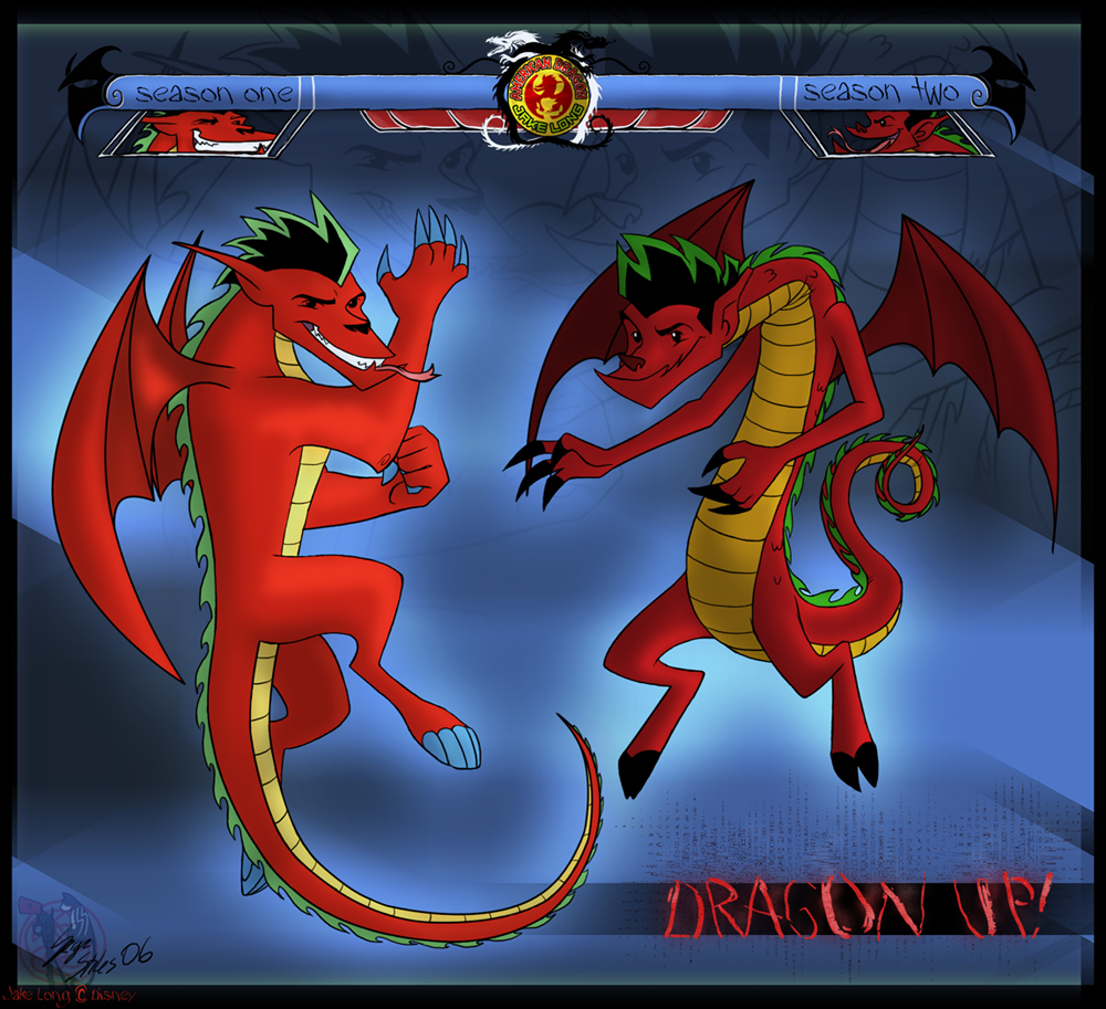 Jake Long's Dragon Forms by SergeStiles on DeviantArt