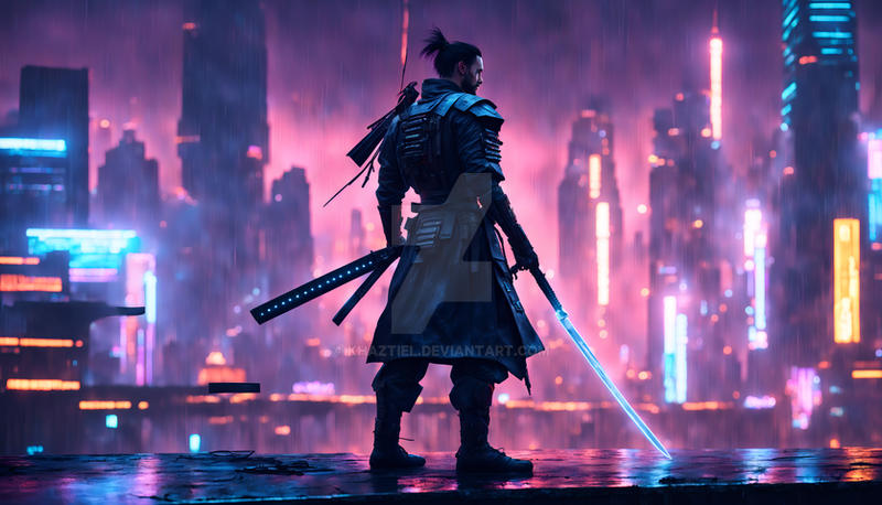 Ryo - Cyberpunk Samurai by Khaztiel on DeviantArt