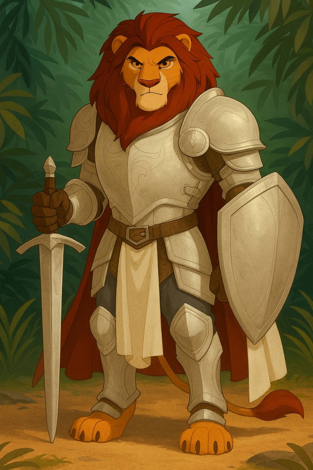 Simba Anthropomorphized Simba by ZackZilla2 on DeviantArt