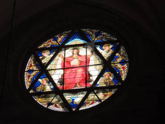 star of david in a church