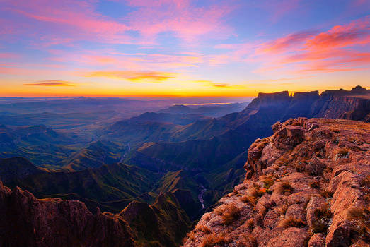 Top of the Amphiteater - Drakensberg