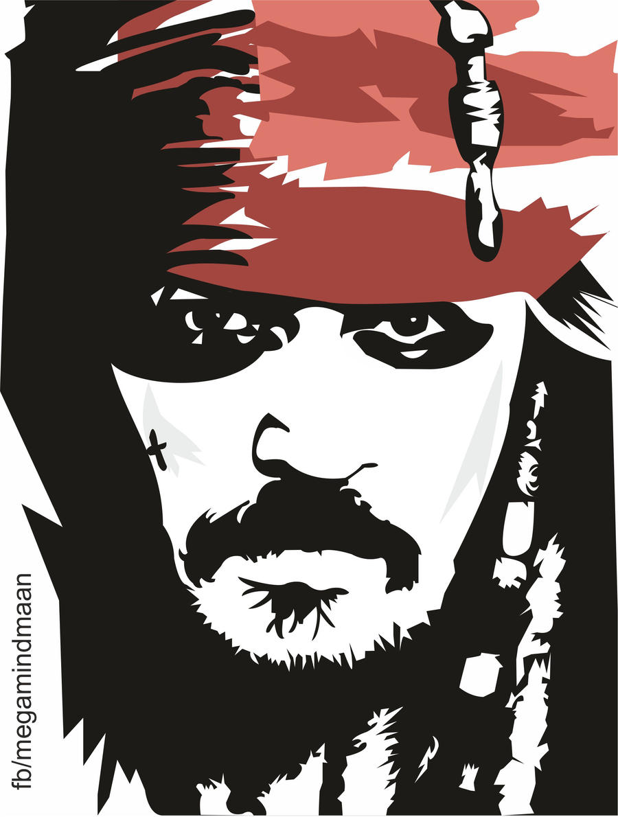 Low Res Vector Art  ~Johnny Depp~