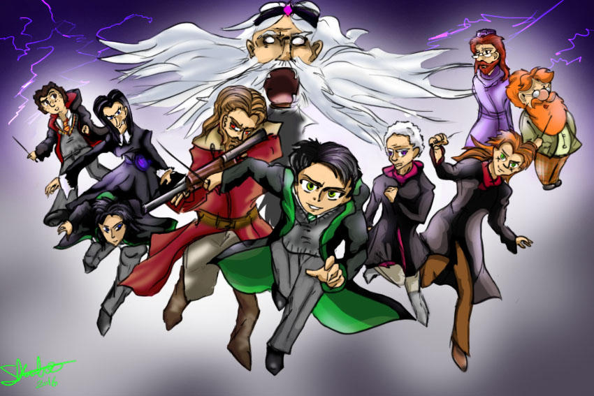 Tom Riddle's Friends Riddle and friends 2 by BinnyJCartoonz on DeviantArt