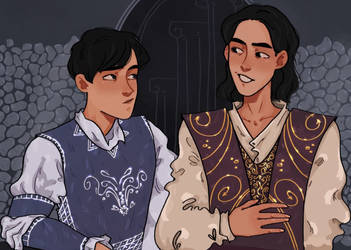 Edmund and Caspian - fanart