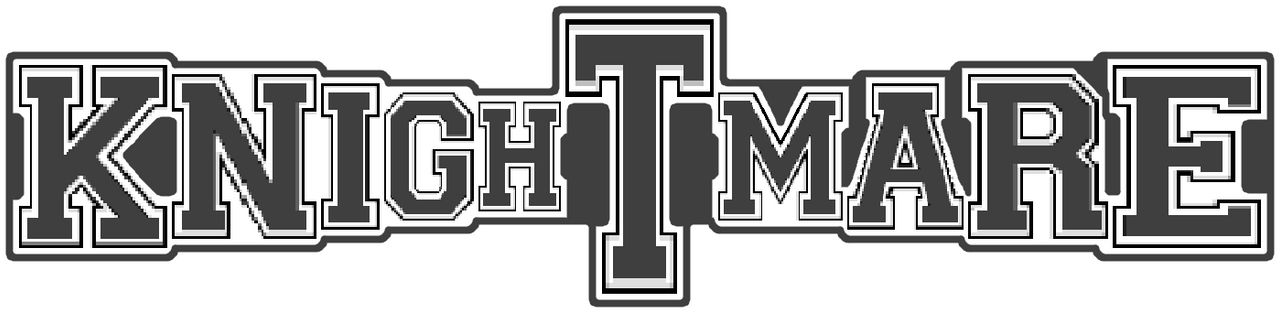 Knightmare Rugby Logo Knightmare Varsity Lettering by BHNthorpe79 on DeviantArt