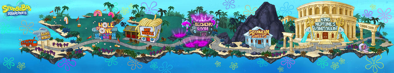 SpongeBob Krusty Cook-Off map by skullbabyland on DeviantArt