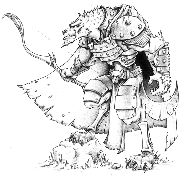 Grryn, Gnoll Ranger