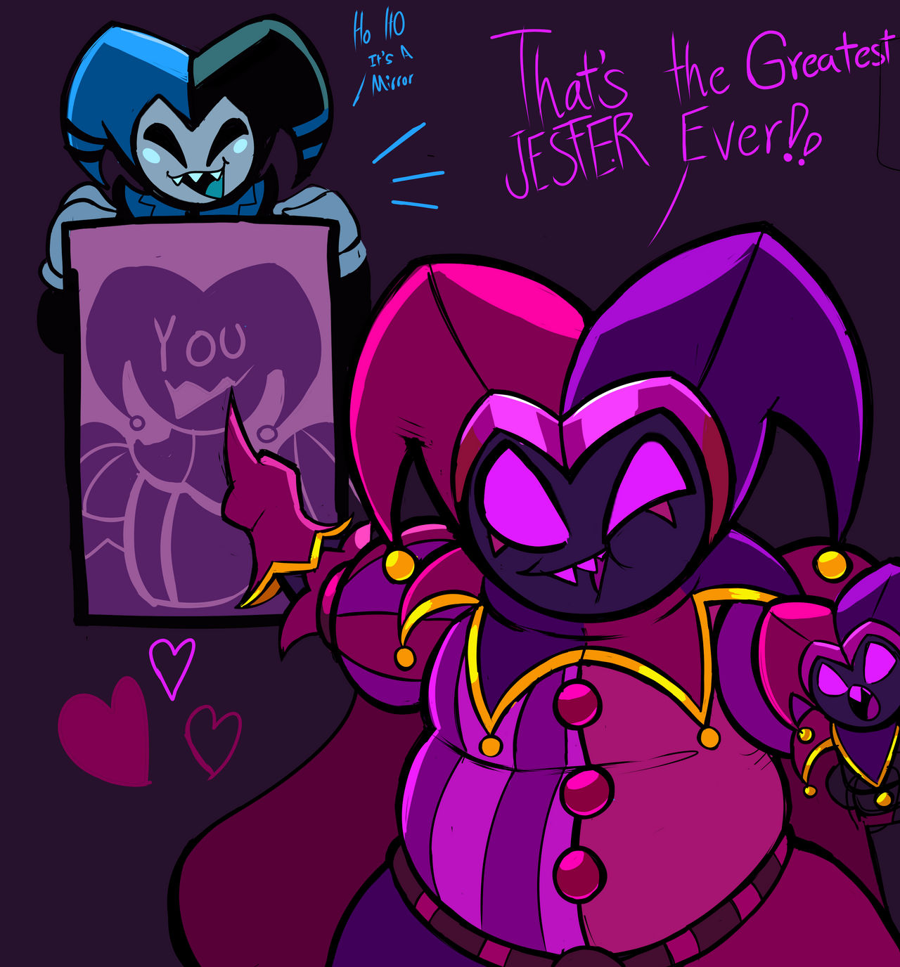 Iconic Tumblr Posts Jester You're The Best Jester!!!! by UribDraws on DeviantArt