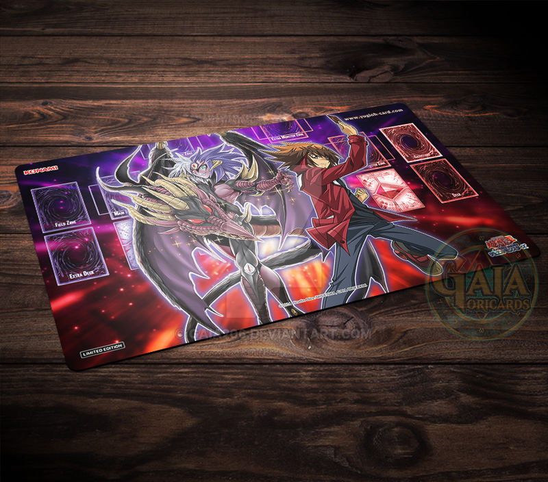Yu-Gi-Oh! Jaden & Yubel 25th Anniversary Game Mat – Official Tournament Size Playmat