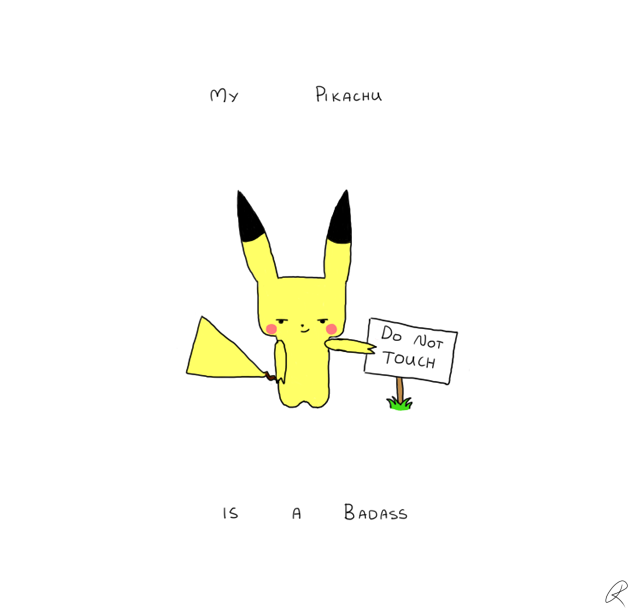 Badass Pikachu