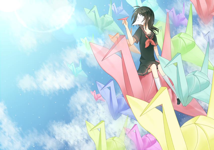 Origami girl by DevilPink on DeviantArt Origami girl by DevilPink on DeviantArt