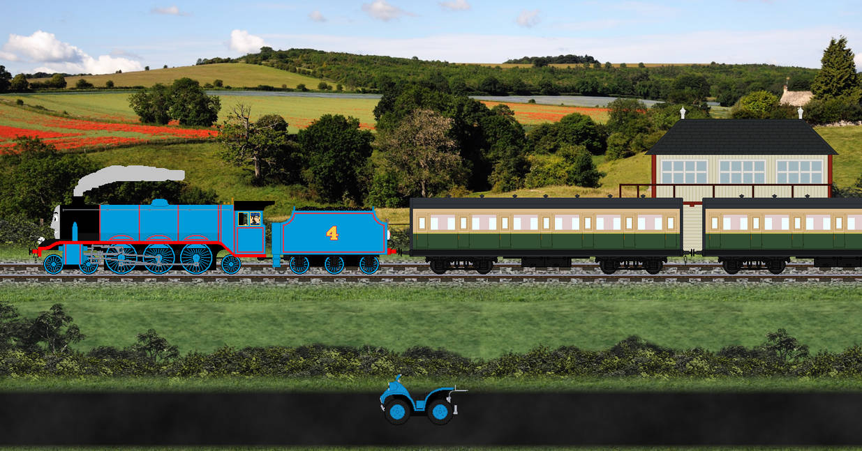 Gordon Races Gordon races with Scrambler by AndrestheCartoonFan on DeviantArt