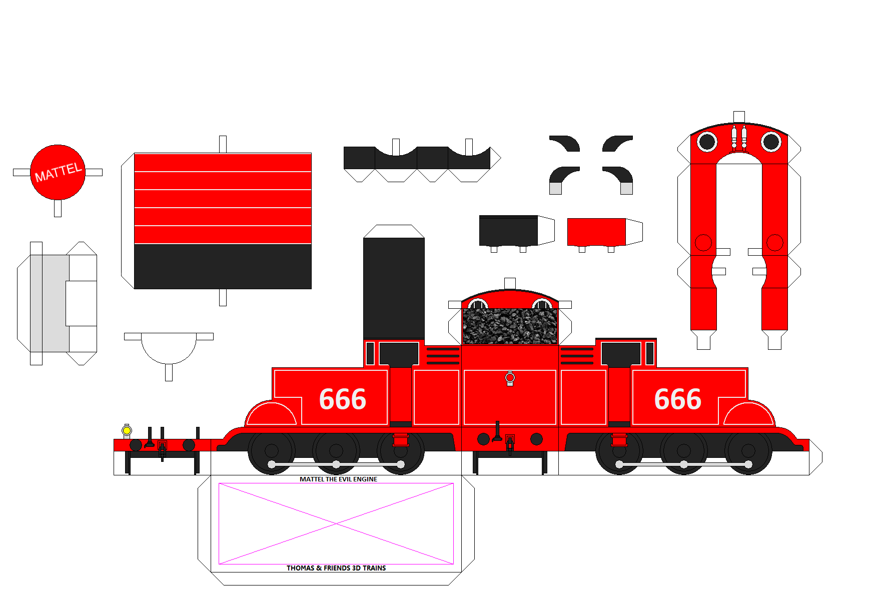 Evil Engine TAF 3D - Mattel the Evil Engine by AndrestheCartoonFan on DeviantArt