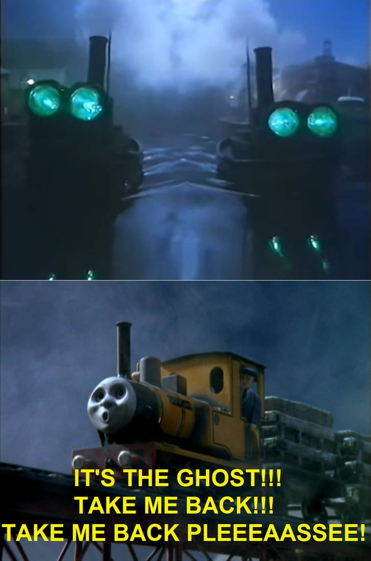 Duncan Scared Duncan gets scared by the Green Eyed Tugs by AndrestheCartoonFan on ...