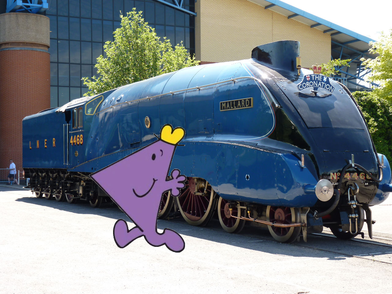 Mr. Rush meets the LNER Mallard! by AndrestheCartoonFan on DeviantArt