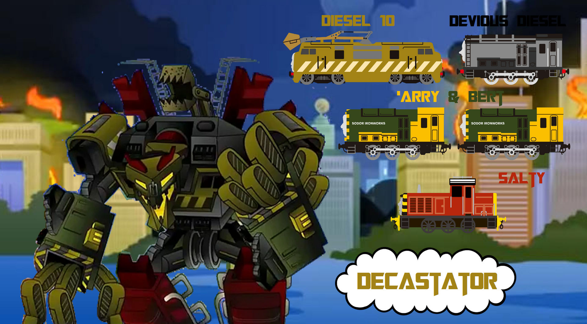 Defecastor Decastator Wallpaper by AndrestheCartoonFan on DeviantArt