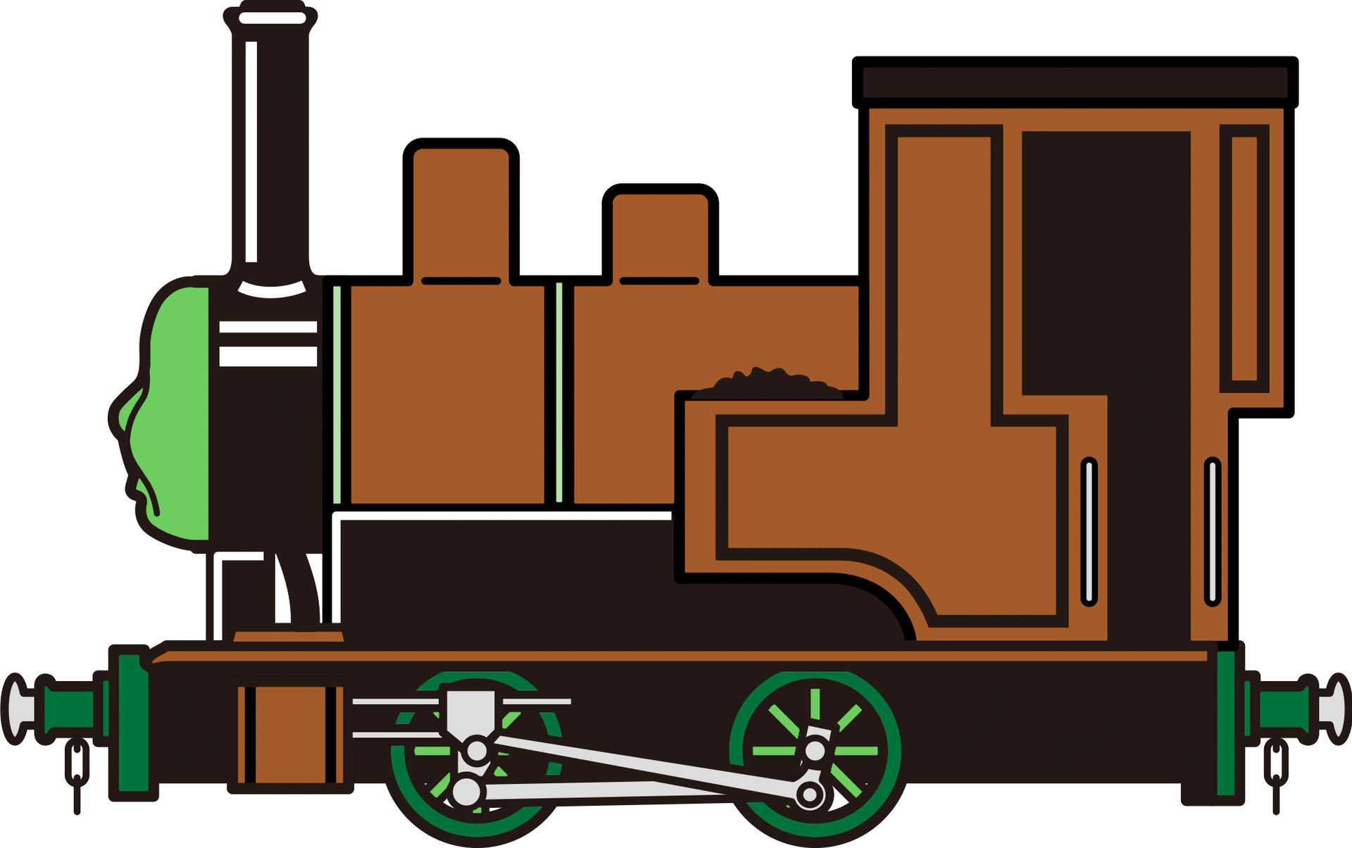 Gorgonzola as a TAF Character (Side View)