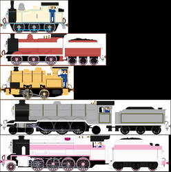 Tom and his Friends as the Furry Five