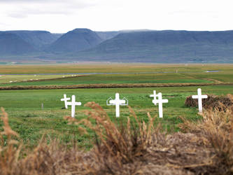 Icelandic cemetery