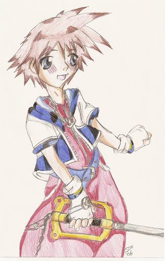 Sora  from Kingdom Hearts 1