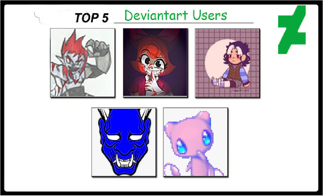 Upload777 My top 5 Devianart Users by OnixAsterisk on DeviantArt