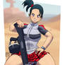 Female sayan CaC from Dragon Ball Xenoverse 2