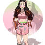 Kickboxing Nezuko, from Demon Slayer