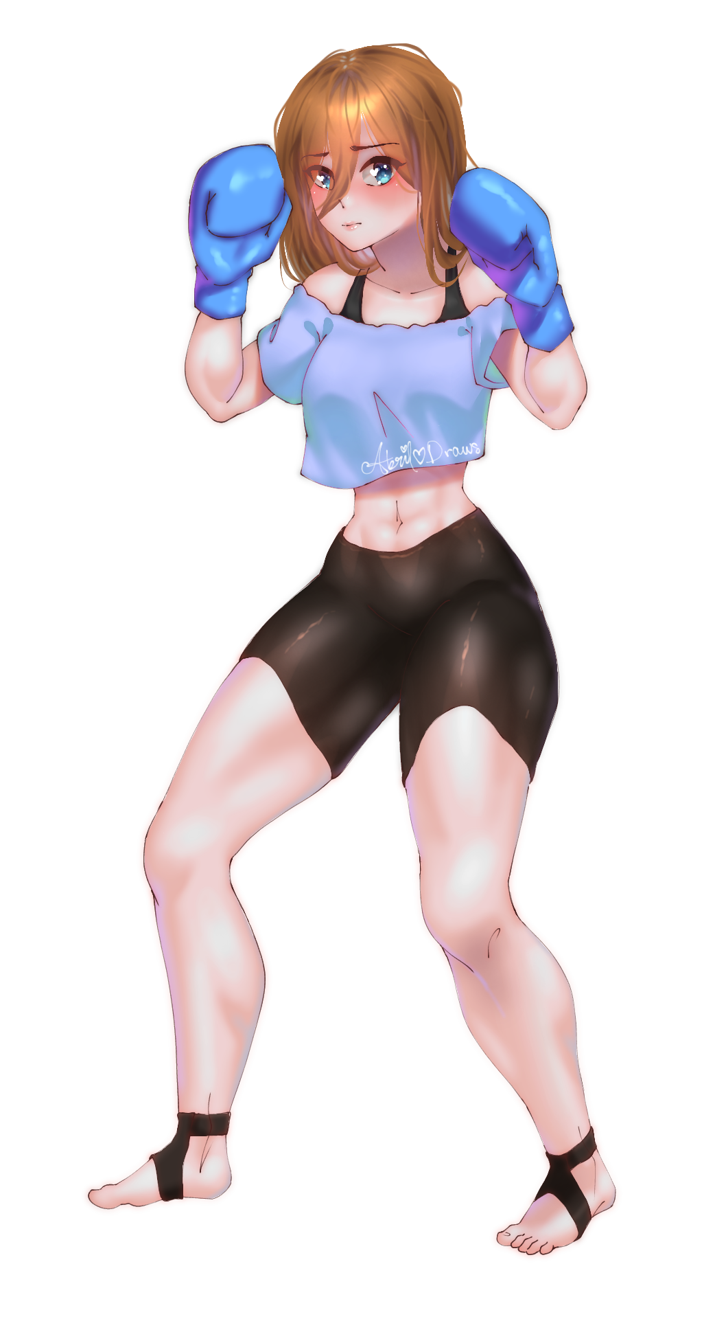 Boxing quintuplet: Miku Nakano